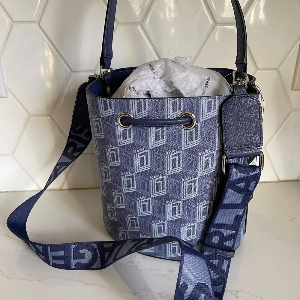 Karl Lagerfeld Indigo Shoulder Bag NWT